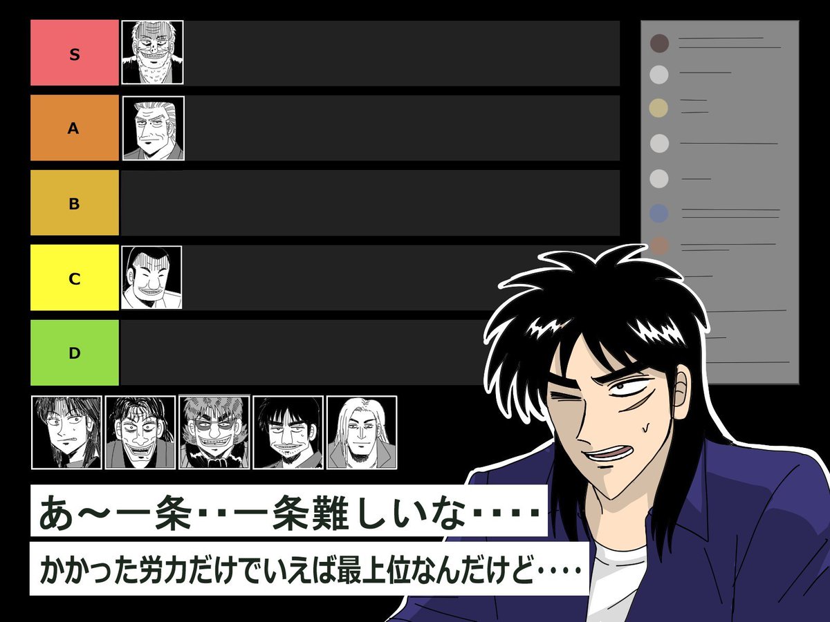 camilla985142's tweet photo. これまで戦った敵で強さtier表を作る配信者kij(謎世界線注意) https://t.co/Q9nL4DOJTr