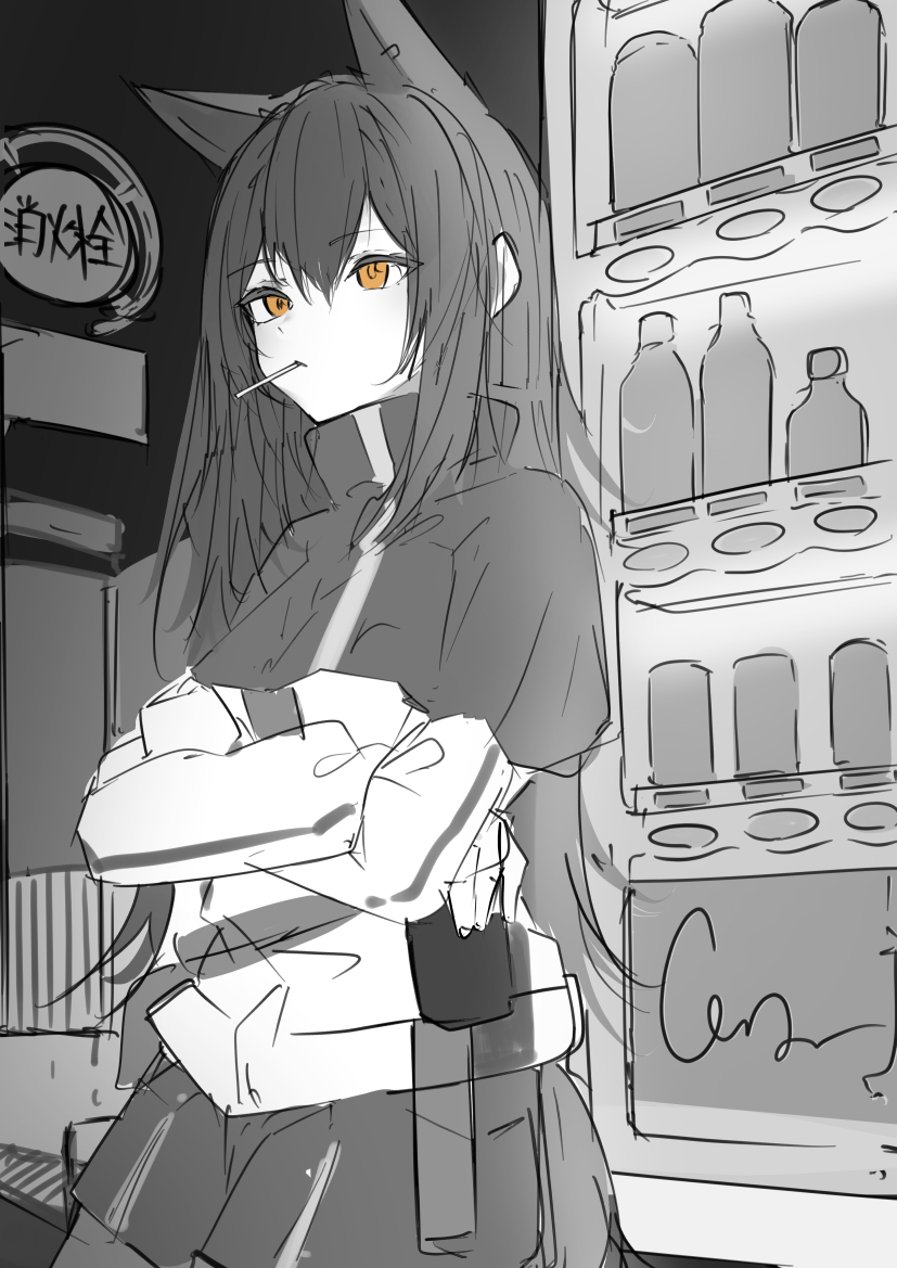 toluol_0925's tweet photo. 深夜の自動販売機前のイメージ https://t.co/EsSplRVkCj
