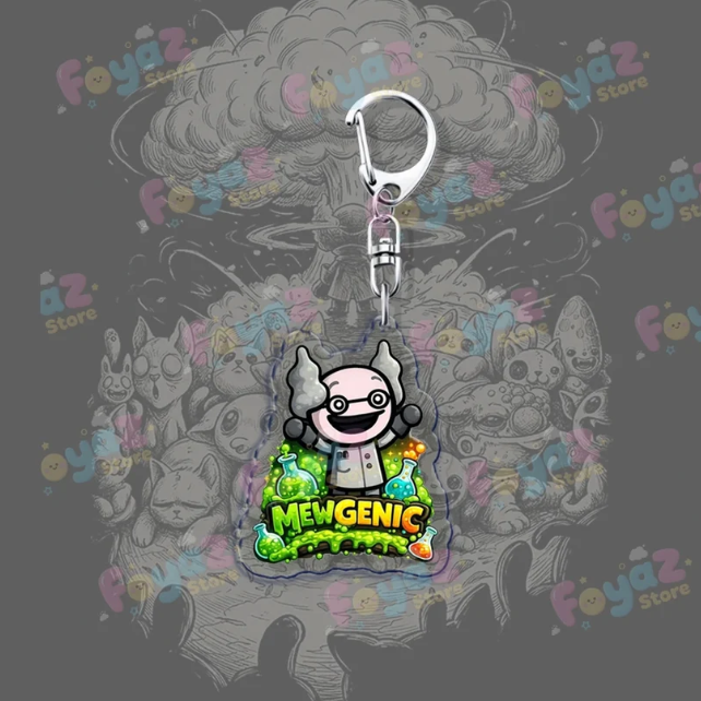 foeofcheese's tweet photo. @fungalmora DUDE THEY SELL THE MEWGENIC KEYCHAIN IM IN TEARS https://t.co/az6yrYHet1