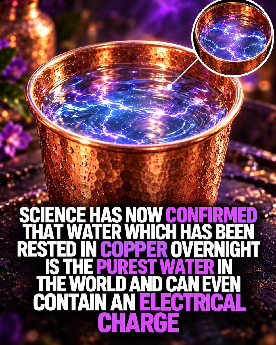 vegastarr's tweet photo. Copper charges your water overnight. 
It kills bacteria and restores natural energy.

Stop drinking dead water. 

Upgrade your daily hydration 👇
https://t.co/5SPIbBtmQf https://t.co/WZaEFPCOZZ