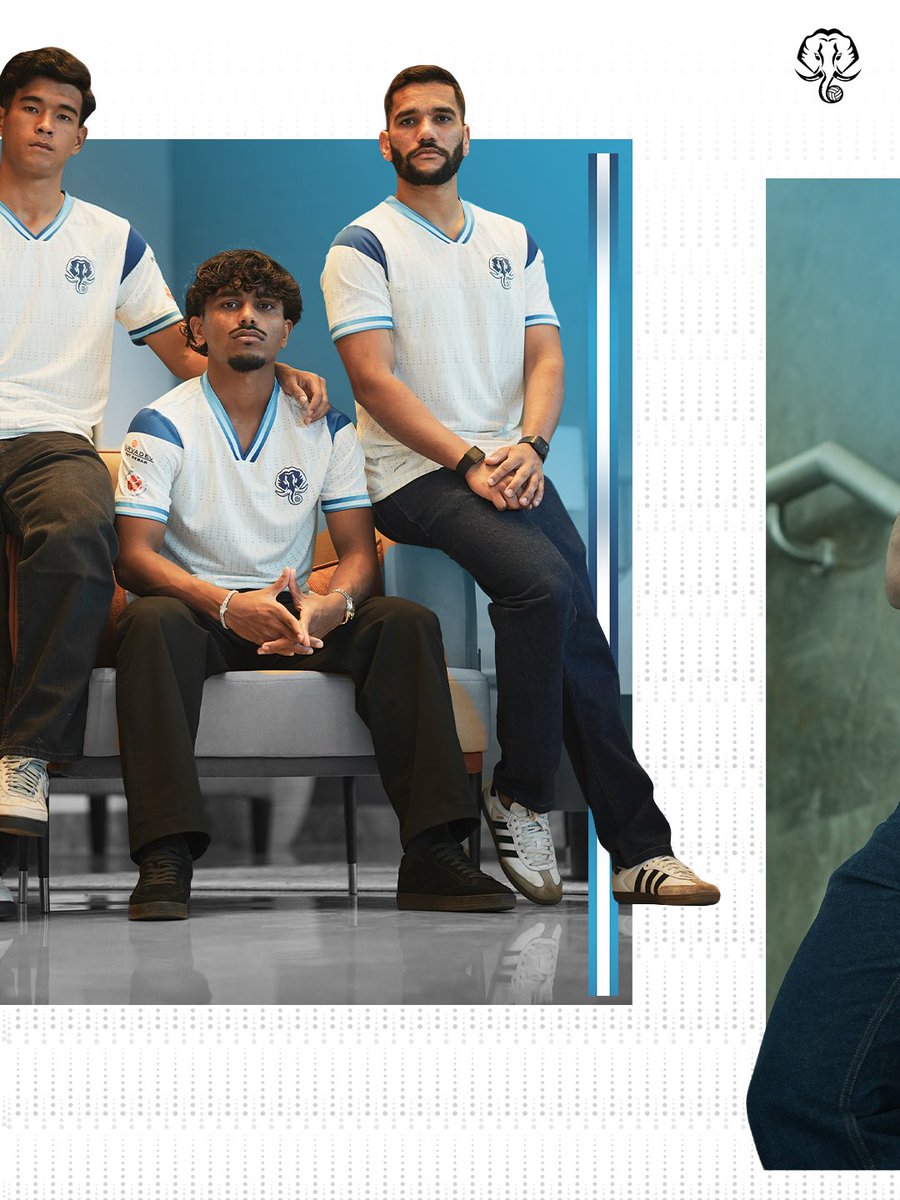 KeralaBlasters's tweet photo. Introducing our away colours. 🤍💙

#KBFC #YellowThudarum
[ Kerala Blasters, MG ISL ] https://t.co/IuJhZ7wqcU