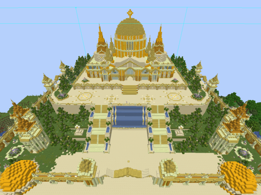 BananaCheering's tweet photo. サバイバルで作ったおんりー美術館🕌✨
2025年から地図絵を作成して、現在は約30作品が飾られています！ https://t.co/H91rtKAkYe