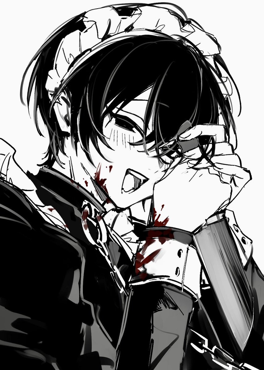 chrmron177's tweet photo. ⚠︎返り血 https://t.co/oziRIruCeZ