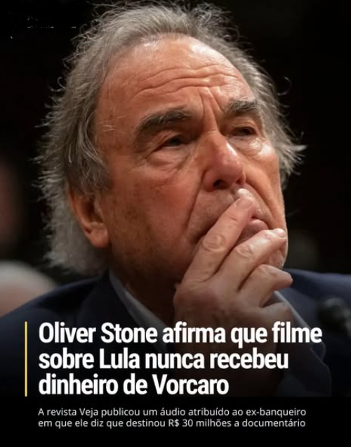 orlandoguerreir's tweet photo. A equipe do diretor norte-americano Oliver Stone afirmou à coluna da Mônica Bergamo que o filme "Lula", que ele dirigiu em parceria com Rob Wilson, nunca recebeu recursos de Daniel Vorcaro para ser realizado. A revista Veja publicou um áudio atribuído ao ex-banqueiro em que ele afirmaria ter dado R$ 30 milhões para a obra.
Stone, dizem seus auxiliares, não pediu nem recebeu recursos do dono do Banco Master, de quem o cineasta sequer havia ouvido falar. Jamais foi informado, igualmente, de negociações envolvendo o patrocínio do filme no Brasil.
Stone já havia desmentido a informação em maio, quando surgiram informações sobre esse suposto patrocínio.
"Em resposta às especulações recentes na imprensa brasileira, os produtores e diretores de 'Lula' (2024) -obra do cineasta Oliver Stone e Rob Wilson- esclarecem que não houve quaisquer recebimentos de recursos, investimentos, patrocínios ou contribuições de qualquer natureza originados a partir de negociações com Daniel Vorcaro, com o Banco Master ou de qualquer empresa ou fundo a eles associados", afirmaram por meio de nota.