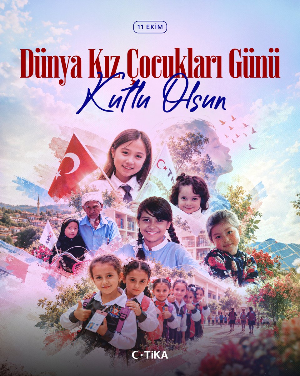 Tika_Turkiye's tweet photo. Her kız çocuğu, hayallerini gerçekleştirebileceği bir geleceği hak eder.

TİKA olarak, dünyanın dört bir yanında hayata geçirdiğimiz projelerle kız çocuklarının eğitimine, gelişimine ve geleceğe umutla bakmasına katkı sunmaya devam ediyoruz.

#DünyaKızÇocuklarıGünü