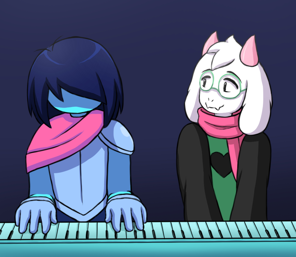 SuperJordina2's tweet photo. Day 11 - Piano
A Beautiful Song
#deltarune #deltarunefanart #Kralsei #Kralseitober2026 https://t.co/p7WcdMeNI9
