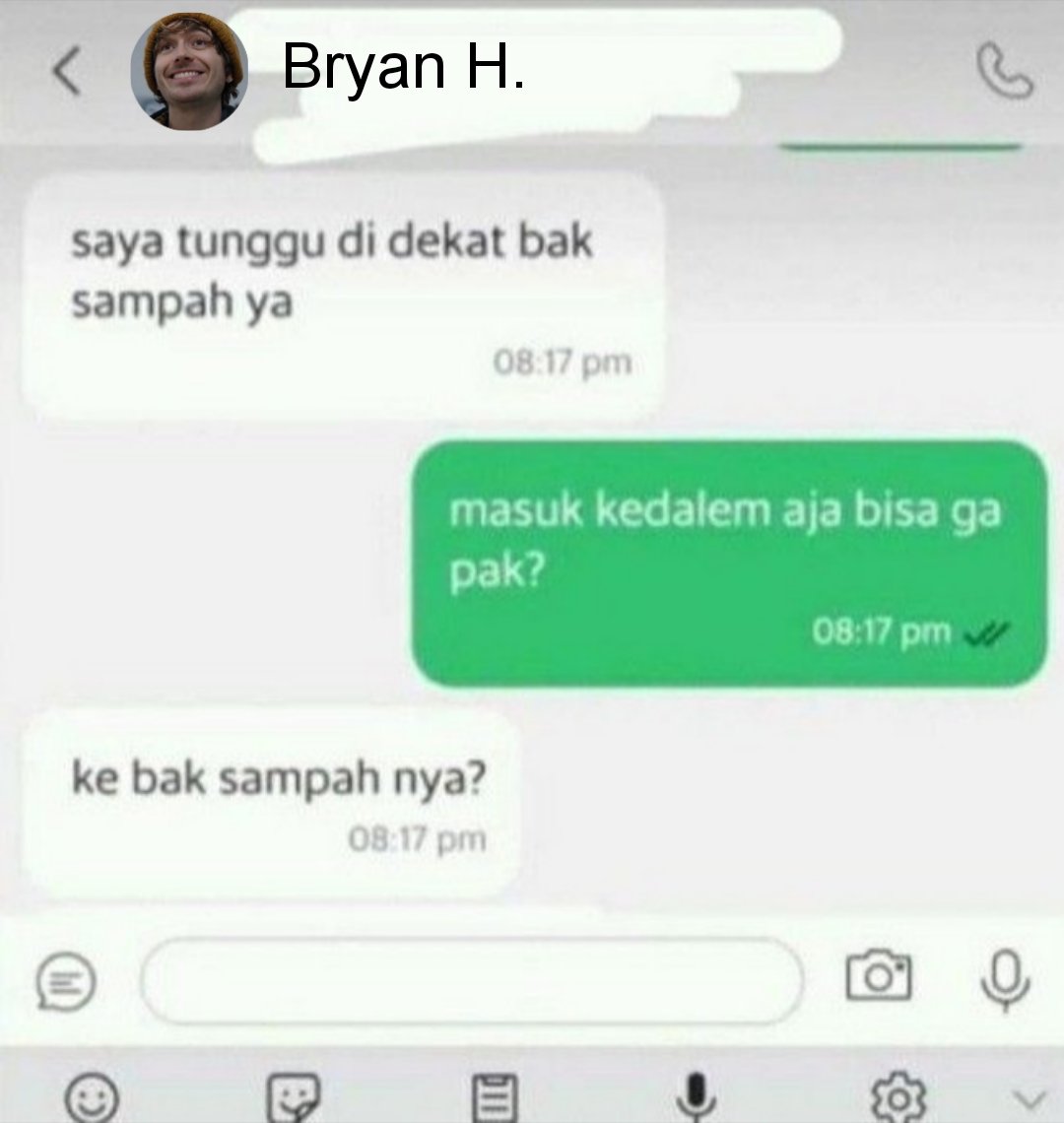 RVNNERSHlGH's tweet photo. my abang kurir gw https://t.co/78hoVukw7I