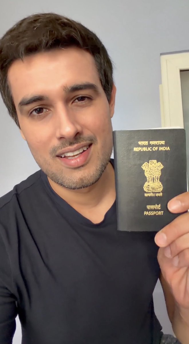 21anandyadavv's tweet photo. I already knew that Dhruv holds an Indian passport, because he understands the law much better than the Andhbhakt... He knew what could happen; he isn't foolish enough to come to India on a German passport to attend a protest

#jantarmanatr #CJP #dhruvrathee #protest https://t.co/zYyDYlCmkN