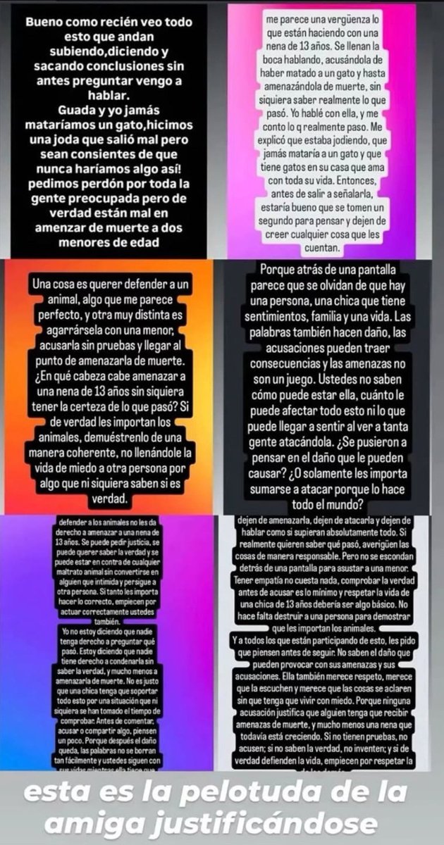 miru2895z's tweet photo. 6 historia tiro la amiga para justificar la broma d su amiga que supuestamente mato a su gato metiendolo en el lavarropa. Ella sabía perfectamente lo q hacía cuando pensó, q se creía q no íbamos a irer de q metió un gato a una lavadora? Ama a los gatos dice pero mira lo que pensó https://t.co/0ePNLqzA29