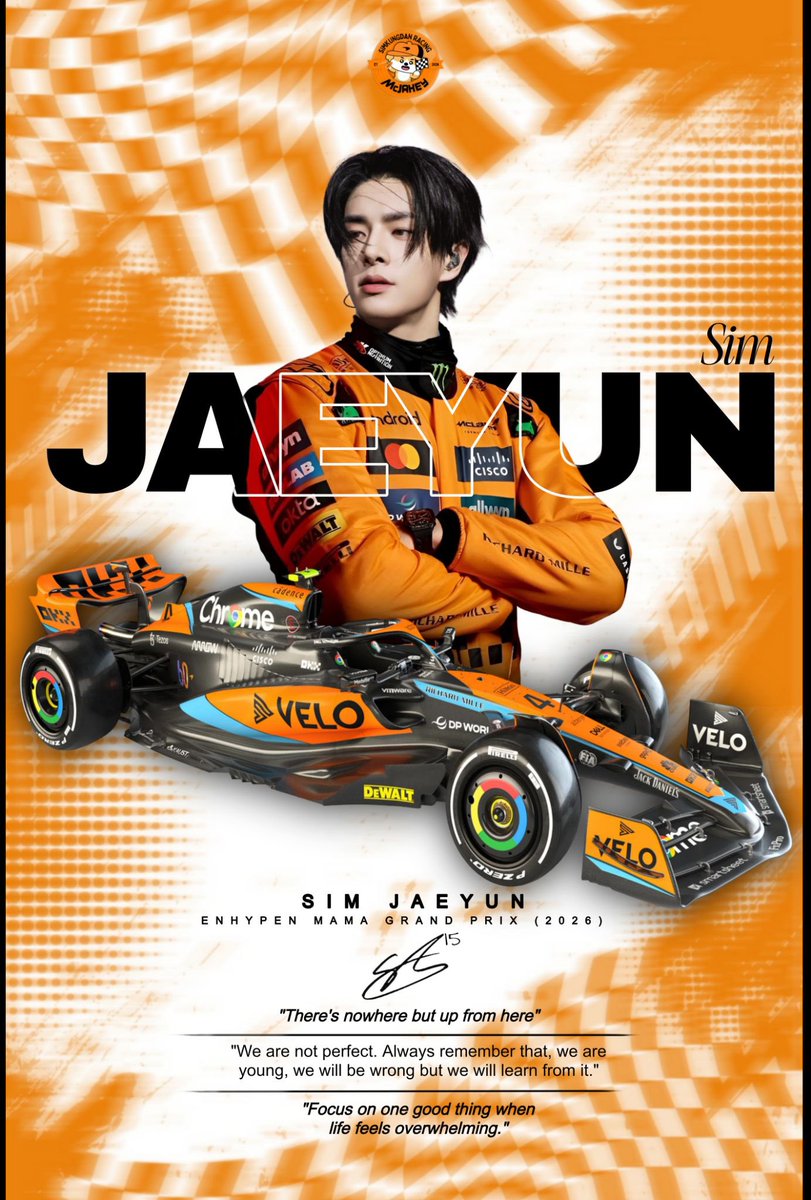 ENMamaGrandPrix's tweet photo. DRIVERS’ PARADE
🏎️ E1 DRIVER: #JAKE
🏁 RACING TEAM: #MCJAKEY

⏳ ONLY 4 HOURS LEFT UNTIL MAMA VOTING ROUND 1 KICKS OFF! 

MEDIA CREW: @spideyunie
#TEAMMCJAKEY
#EMGP2026
#ENHYPEN https://t.co/SM6GkDlSDG
