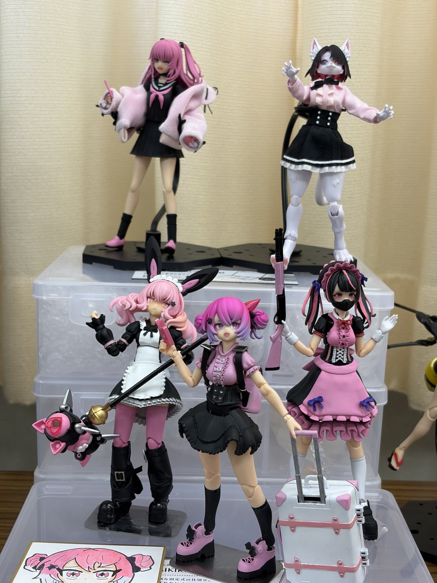 sunayu94's tweet photo. 三連休中日という事で、日本橋某所で行われてる #関西ガルプラ展示会 を少しだけ見学させて頂きに行って来ました

アットホームな会場に所狭しと力作てんこ盛りで大変見応えがございました
とりあえずツリーで連投していきます https://t.co/G7PsLa84Y1
