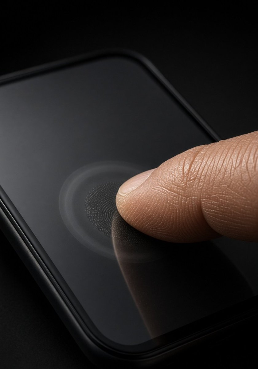 milocodes_'s tweet photo. your phone doesn't actually photograph your fingerprint every time you unlock it.

many under-display fingerprint sensors use light to capture the ridges of your finger, while others use ultrasonic waves to map its surface.

the same little area of glass can hide two completely different ways of recognizing you.