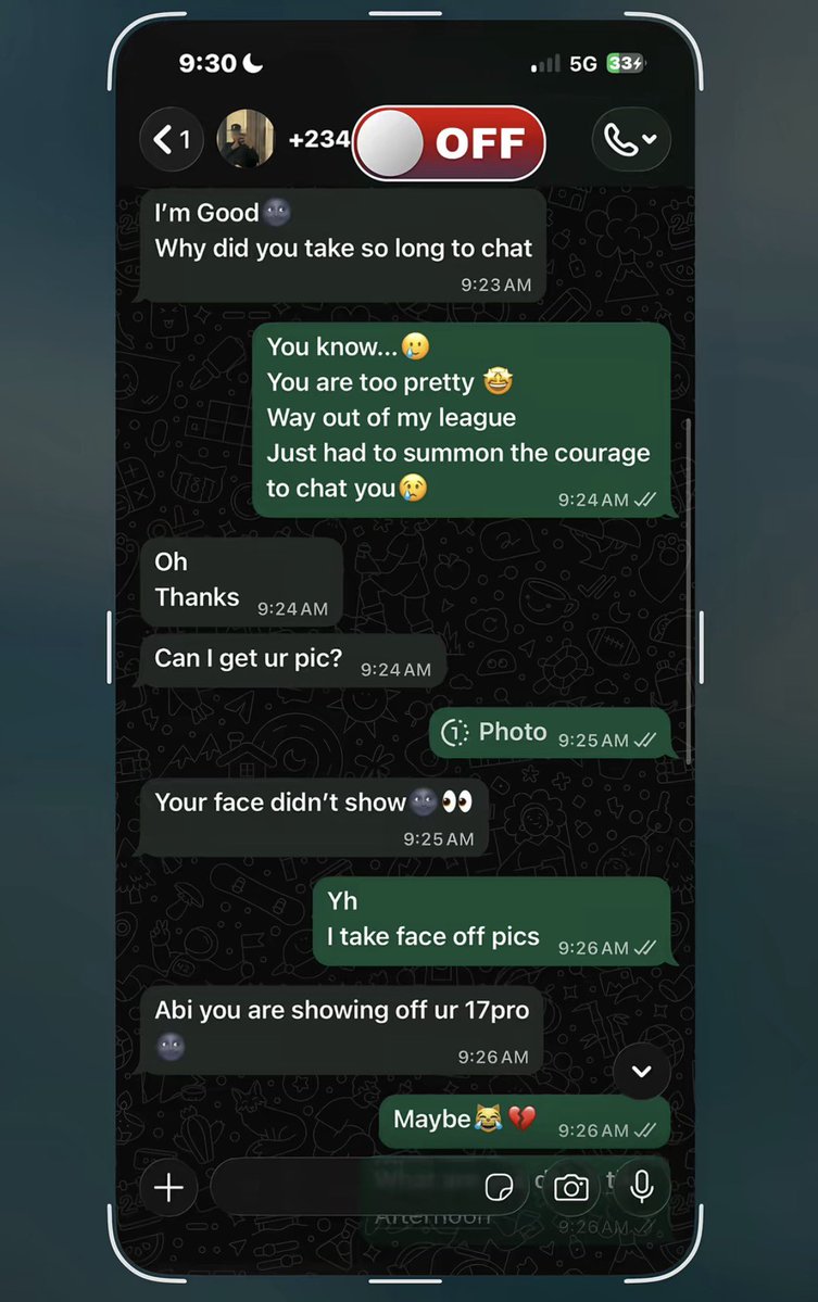 ferarri001's tweet photo. So you decided to text her with another number 🥺😓 https://t.co/JH73bmXwqC