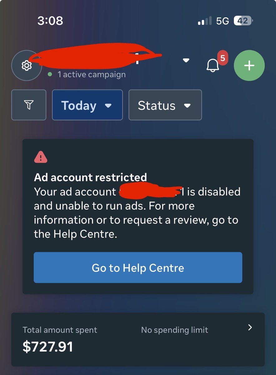 ceebswecom's tweet photo. Day 7 to 100k
Honestly I didn’t even wanna post this but very rough day. Bumped budget to 900 then ad account got disabled half way thru the day. Got it up and running now. you win some you lose some you Can’t win everyday.  New video concepts are getting sales and spend. https://t.co/erwusI4AM7