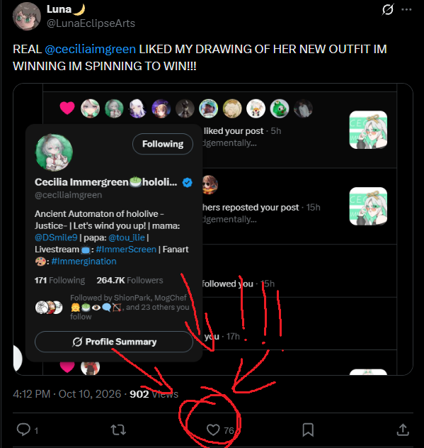 LunaEclipseArts's tweet photo. HOW DOES MY POST ABOUT CECE LIKING MY ART HAVE MORE LIKES THAN THE ART ITSELF 😭(but i appreciate everyone interacting anywayyy, this community is crazyy. I will be drawing more cece when i come up with an idea!!!💚) https://t.co/SR36q1Vk1h