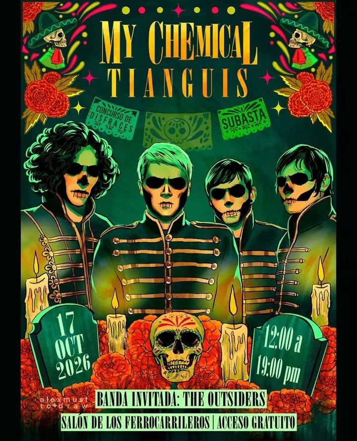 colmillosconejo's tweet photo. Les recordamos que Colmillos de Conejo será expositor oficial en la tercera edición del My Chemical Tianguis, este próximo sábado 17 de octubre de 12pm a 7pm, en el Salón de los Ferrocarrileros. 

Nuestro colectivo se especializa en la ilustración y diseño. https://t.co/cvOjQgSqCx