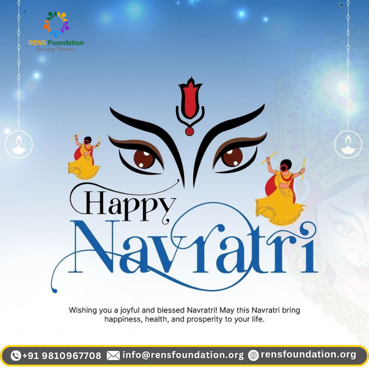RENSFoundation's tweet photo. 🌺 Happy Navratri from RENS Foundation! 🙏 May Maa Durga inspire us to spread kindness, empower communities, support those in need, and create a brighter future together. ❤️

#HappyNavratri #RENSFoundation #SpreadKindness https://t.co/1SUGqpUN8d