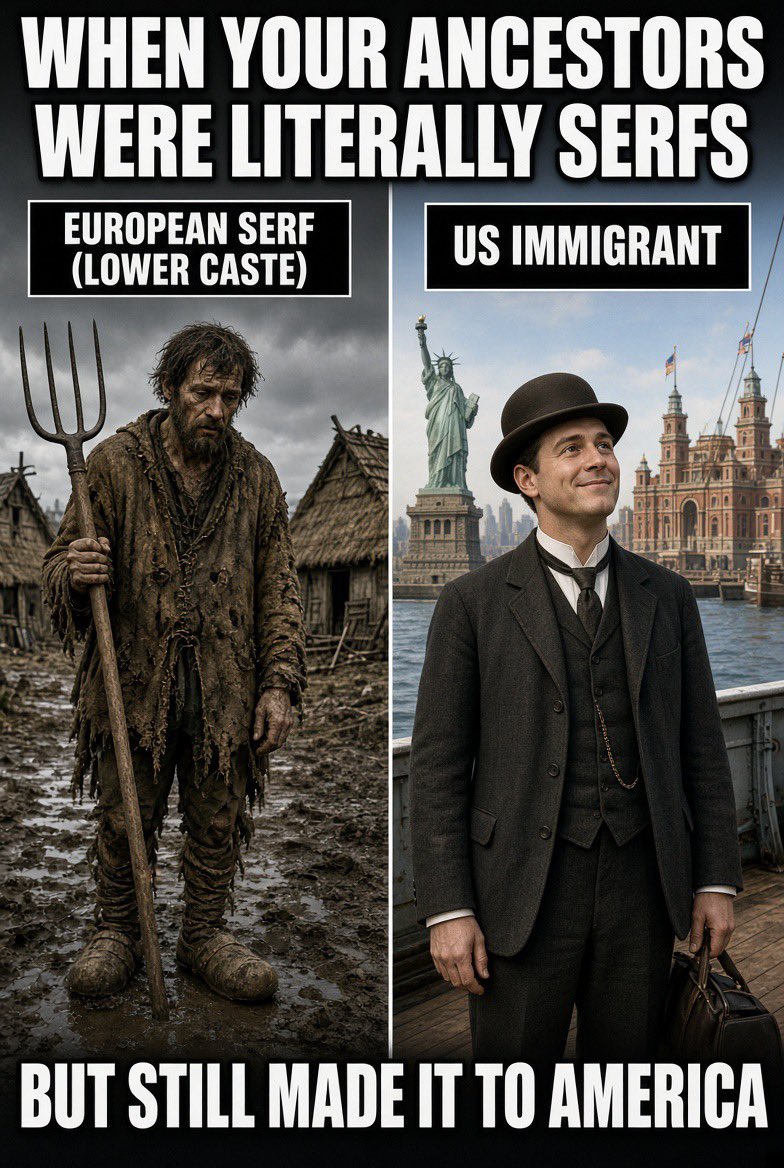 Digital_Orange's tweet photo. @Bilbofagginzzz @1776General_ Sure Euro Serf. Your lords kicked you off of England and your bloodline landed in HS illegally. https://t.co/zqmtxUB95X