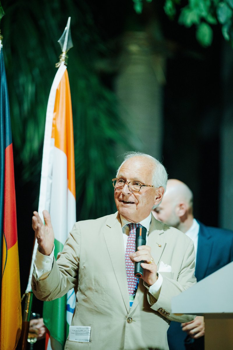 GermanAmbIndia's tweet photo. After two days of intense discussions at the @MunSecConf Munich Leaders Meeting in Delhi, I had the pleasure to host participants and members of India’s bright strategic community for a farewell reception. India is visibly moving to the centre of strategic discussions worldwide. https://t.co/ZUPekidI2t