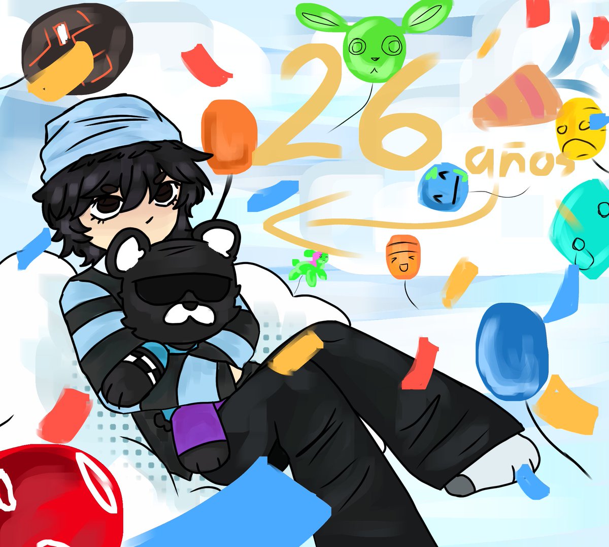 FrostDm10's tweet photo. Ahora mismo son las 12:33 am allá en Querétaro que spreen se la pase bien por su cumple se le quiere demasiado 🩷 🎉 un dibujo pq en años anteriores nunca pude hacer uno por celebración jeje..
#Spreen #Spreenart https://t.co/PEnWEZ4XE8