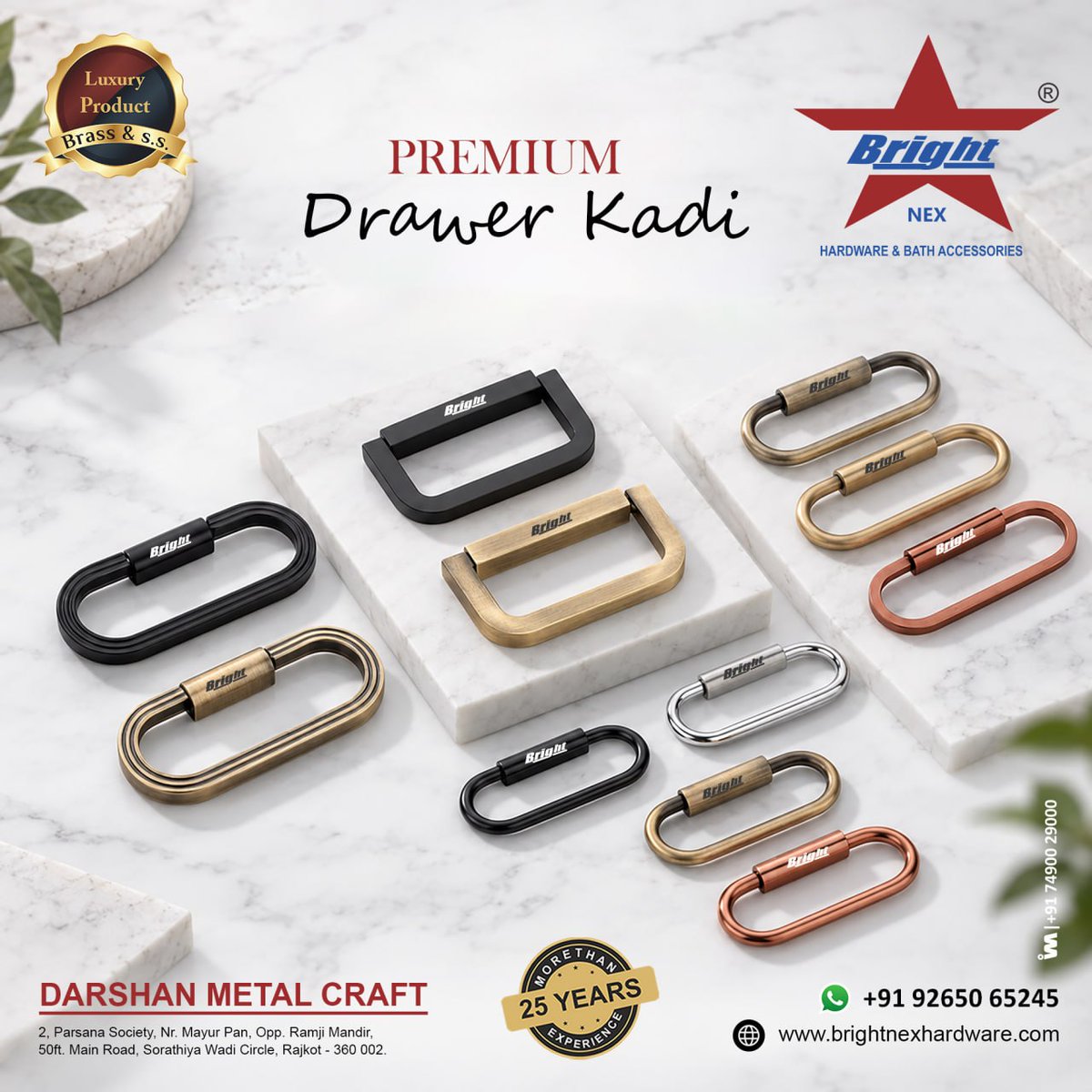 ibais_hardware's tweet photo. DARSHAN METAL CRAFT | Rajkot 🏢
DRAWER KADI
Mr. Rajesh Patel - +91 92650 65245
WhatsApp: https://t.co/3BVVwI4UMF
.
#DrawerKadi #RajkotHardware #HardwareFittings #ArchitecturalHardware #HardwareDesign #FurnitureFittings #HomeHardware #InteriorDesign https://t.co/K0Mg7Gihst