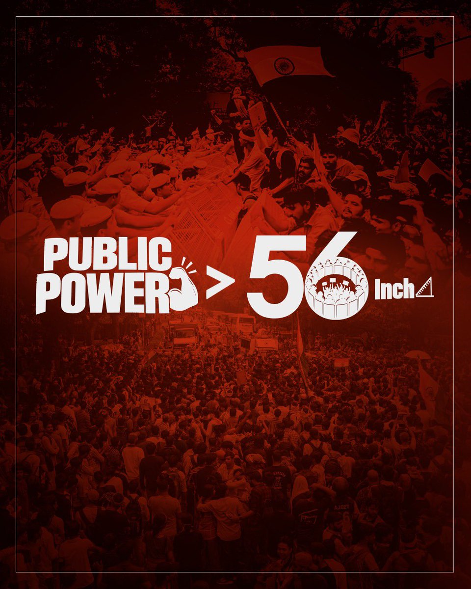 ShivSenaUBT_'s tweet photo. Public Power VS 56 inch https://t.co/195IG41IZn
