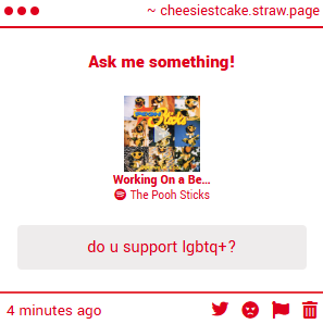 Cheesiercake's tweet photo. so i know alot of people were asking about my connections with the lgbtqia+ community and the answer is.. YES! 🏳️‍🌈💖 https://t.co/gmSk5J1UYD