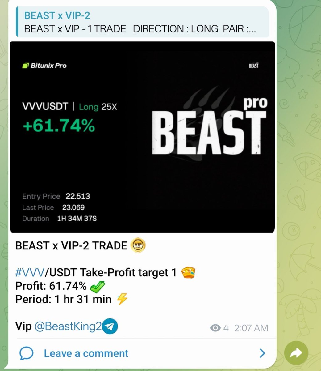 Cry_Fortress's tweet photo. BEAST x VIP-2 TRADE 👑
#VVV/USDT Take-Profit target 1 👑
Profit: 61.74% ✔️
Period: 1 hr 31 min ⚡️
Free Signals https://t.co/D5ppgBNmzC
#Gümüş #Platin #Nasdaq #Petrol #Dxy #Dax #Silver #altin #ons #bist100 #cment #xauusd #altın #gramaltın #btc #btcusdt #ambitcoin https://t.co/PMz2vHgEa4