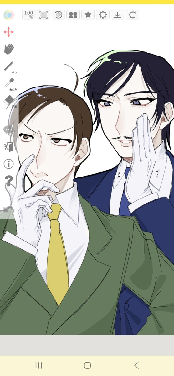G0MiMeGaNe's tweet photo. ちまちま塗ってた https://t.co/8nGB0zec7J