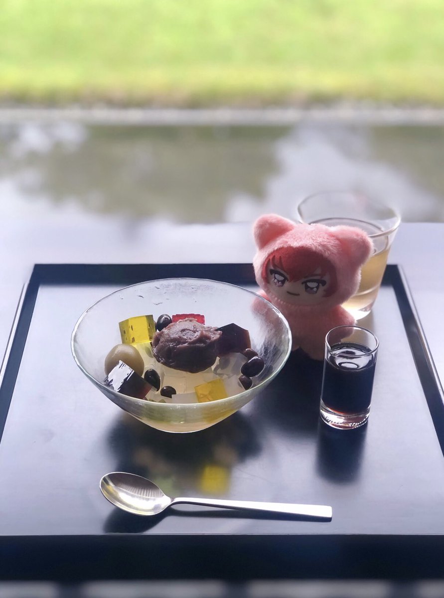 bunbun_nyan0420's tweet photo. とらやの美味しいあんみつ🫧☽⋆ https://t.co/wvHciwhFac