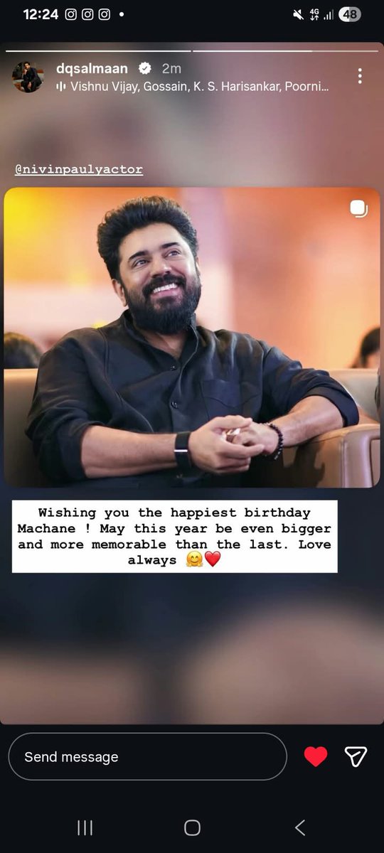 Sobhith_Here's tweet photo. @dulQuer Wish For Nivinpauly ❤️

#HappyBirthdayNivinpauly #Nivinpauly https://t.co/6uaW0Fxr0O