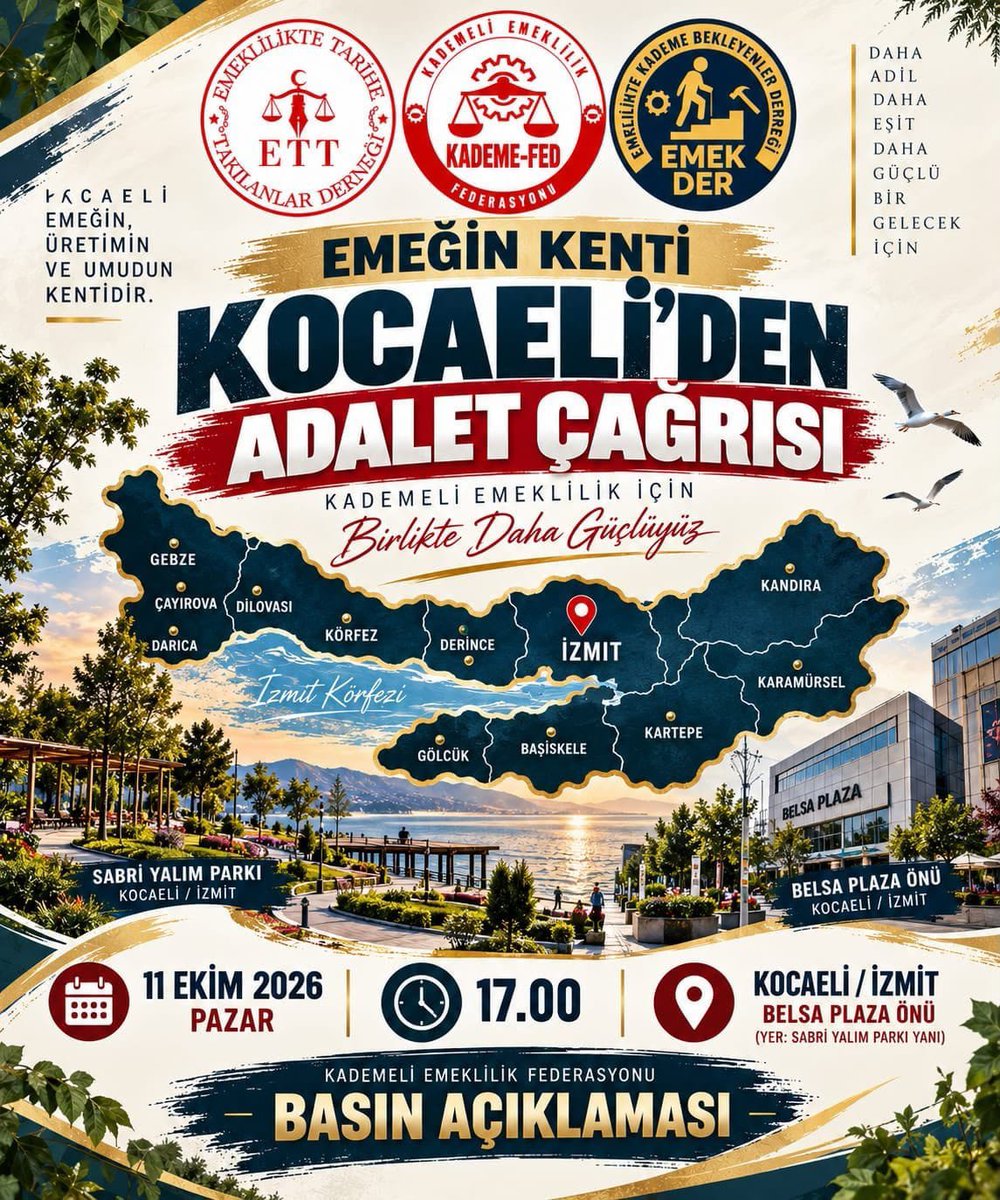 ErkAnksiyete's tweet photo. Emeklilikte adalet istiyoruz. Ne lütuf ne ayrıcalık… Ödediğimiz primin karşılığını istiyoruz.
@KademeFed @ETTDER1999 @EmekDerResmi
#KademeKocaelide https://t.co/zq4KBmuk3c
