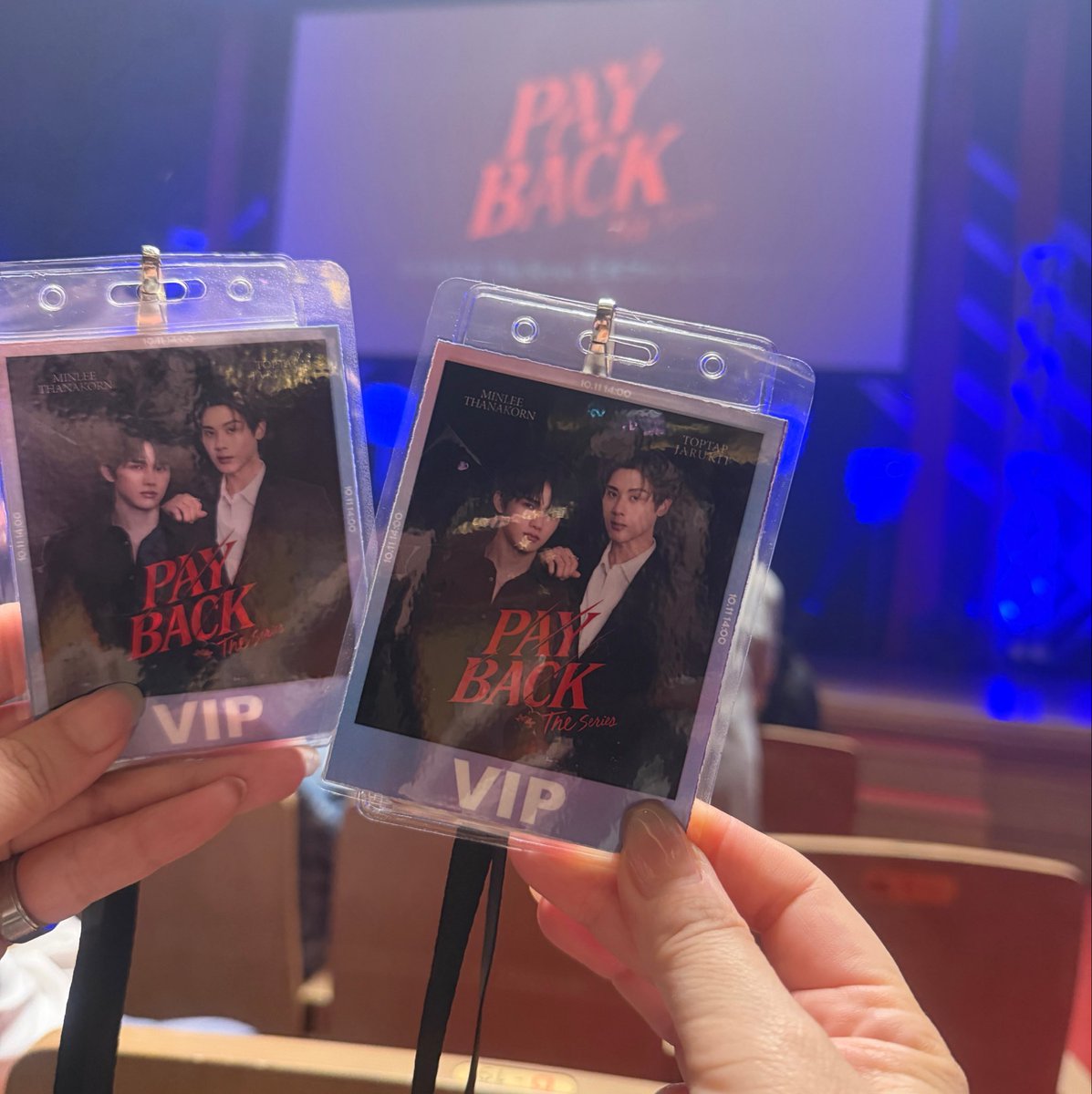 mami09807998's tweet photo. 連番わくわく〜🍬💜🩵
#PAYBACKFanMeetinginTOKYO
#TOPTAPMINLLE https://t.co/SgPfi2tLjx