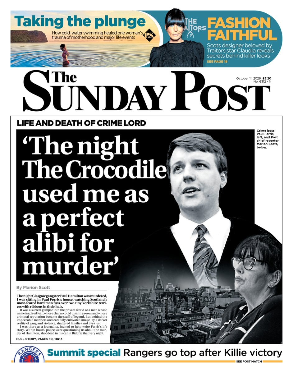 Sunday_Post's tweet photo. This morning's front page. https://t.co/7Q7ZBEPBqV