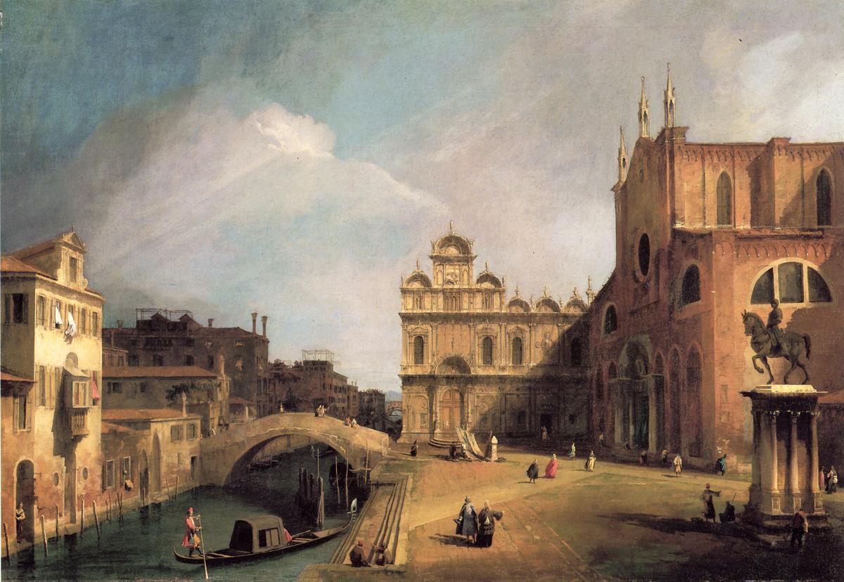 ArtistCanaletto's tweet photo. Santi Giovanni e Paolo and the Scuola di San Marco #artbots #canaletto https://t.co/jqpv2ZjFJ7