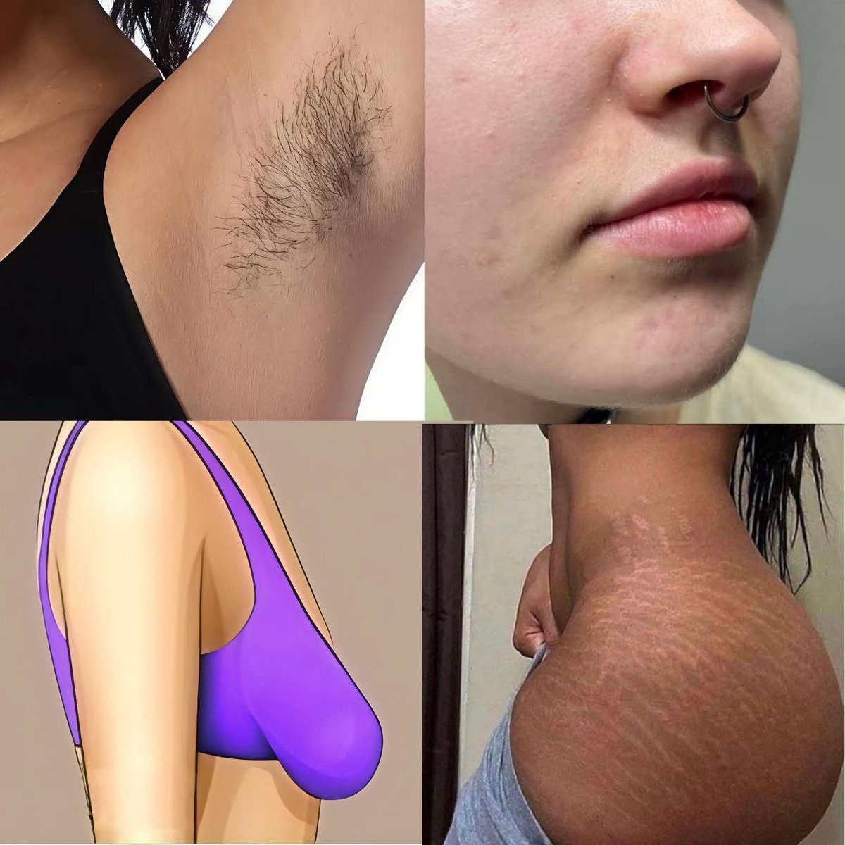 Drballer01's tweet photo. Men genuine question, would you honestly find this attractive in a woman? https://t.co/H6wUx9FcYr