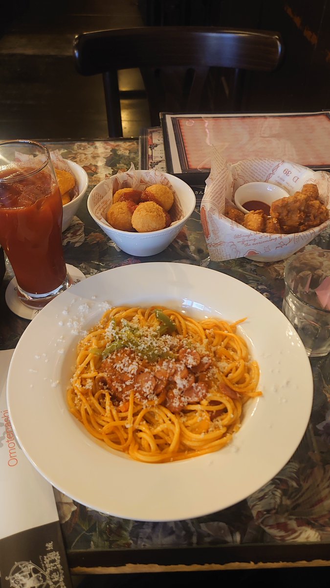 norio2522's tweet photo. ティータイム2弾🍝🍹 https://t.co/8tto0PiI28