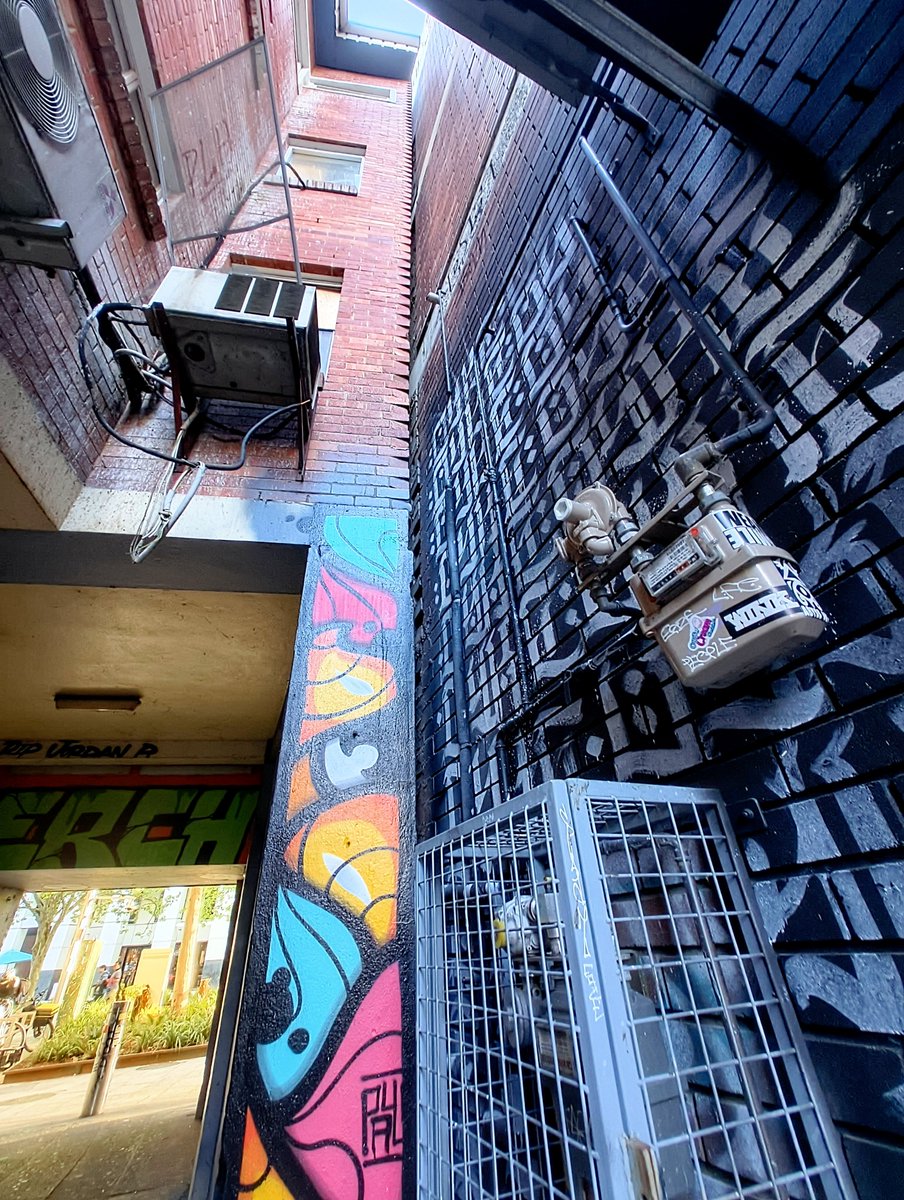 Robsuite's tweet photo. CIVIC LANEWAY: WHERE STREET ART FINDS A HOME 
 
The transformation of Bible Lane did not happen by accident.  

https://t.co/kTVUYIJP6W  

#StreetArt #BibleLane #Canberra #CBR #CBRarts 

Images: ©️ 2026 Robert Bleyerveen https://t.co/tnFkgzIVBX