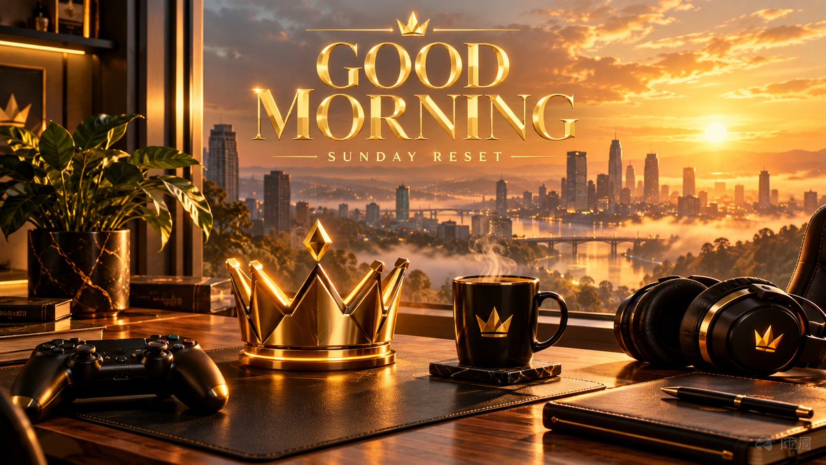 UPzotv's tweet photo. Good morning ☀️
Sunday reset. Coffee in hand, mind clear, ready to build something today.
Hope your Sunday treats you well 👑 https://t.co/aYLmxiP5eb