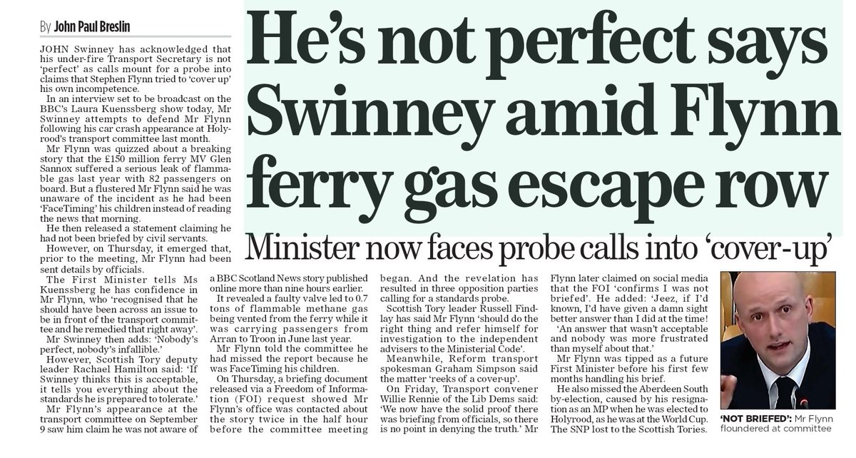 AgentP22's tweet photo. If Stephen Flynn's office was informed and he still knew nothing, that's incompetence. 

If he knew and denied it, that's considerably worse. 

Either way, John Swinney has some explaining to do. https://t.co/yj3MmuUuRL