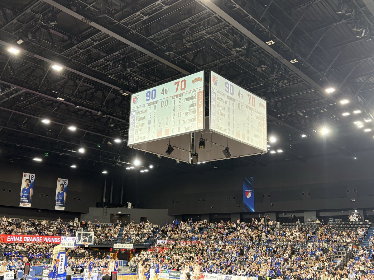 inecci's tweet photo. ライジングゼファー福岡勝ったばい！
#ライジングゼファー福岡 https://t.co/z1Os5WSXkV