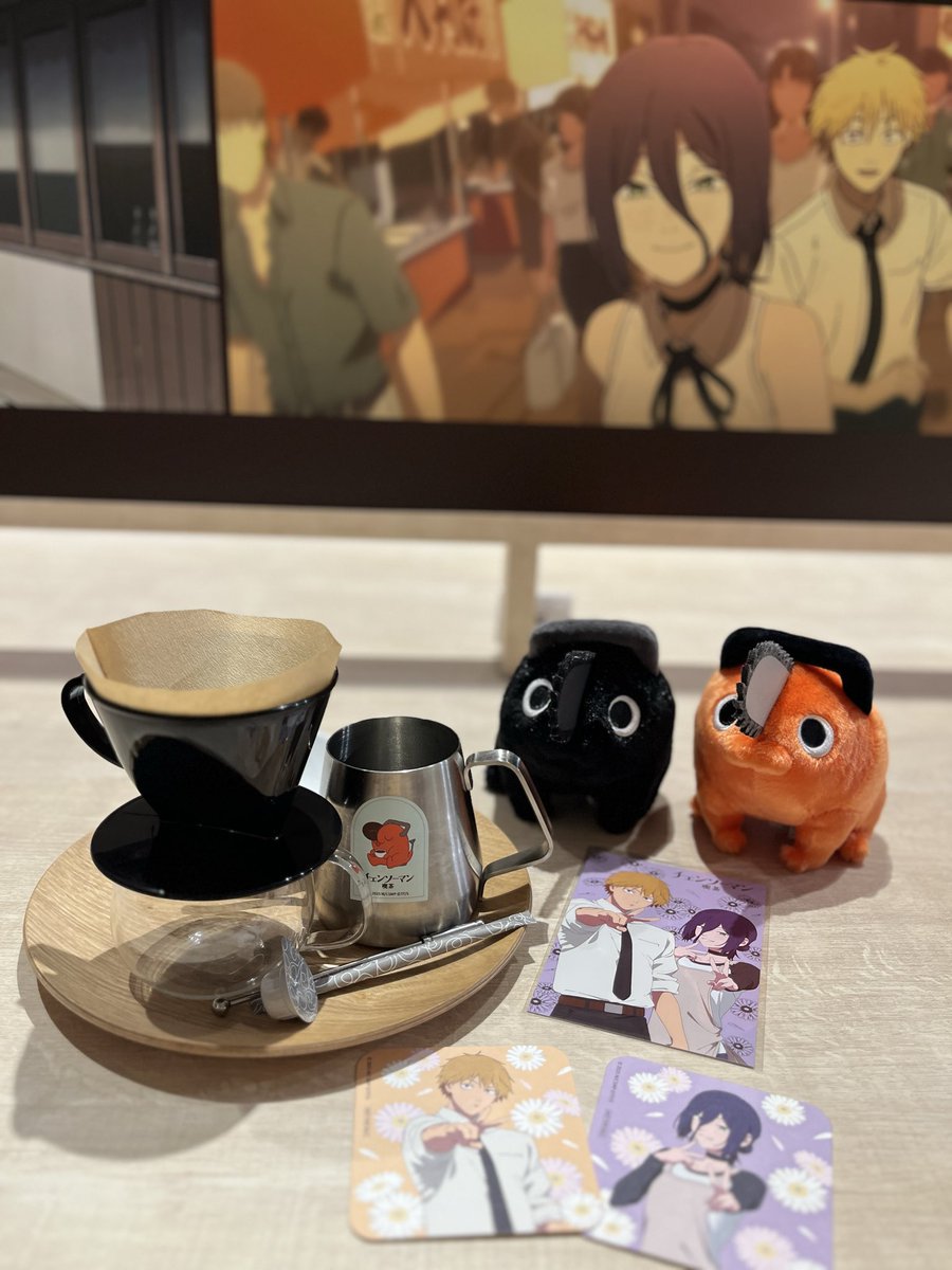 NaNa10_09MoCa's tweet photo. チェンソーマン喫茶
満喫してきました☕️
空間が幸せすぎて😌💛💜
デンレゼ永遠なれ...
#チェンソーマン https://t.co/fZatVBzM39