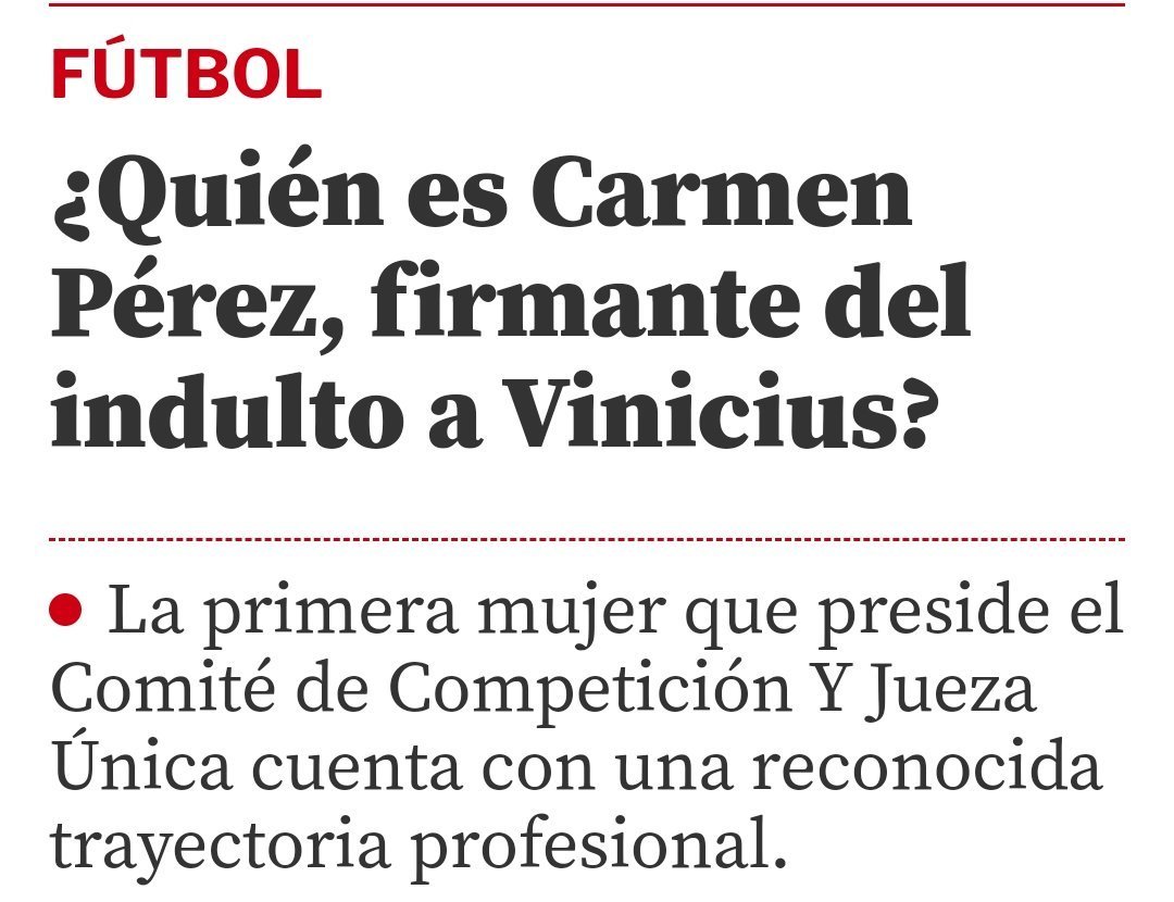 Sakai967's tweet photo. Hace años, Carmen Pérez, presidenta del comité de competición y trabajando en el Madrid, ya indultó a Vinicius. Hoy tenemos a otro miembro del comité de la RFEF trabajando en el Madrid... todo podrido 😳 https://t.co/QdY6RQklxl