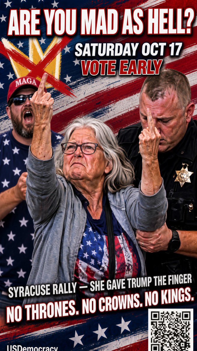 goRubenRuben's tweet photo. Are you mad as HELL YET? 
Gas prices too high? 
Groceries prices too high? 
Rent too high?
Diesel fuel too high?
No Kings 4 Saturday 
Bring it on ! Bring out the vote! Bring out your signs
Bring out your love for America! Vamonos! 
#NoKings4 #50501SoCal #USDemocracy #EarlyVote #JDVanceCoup