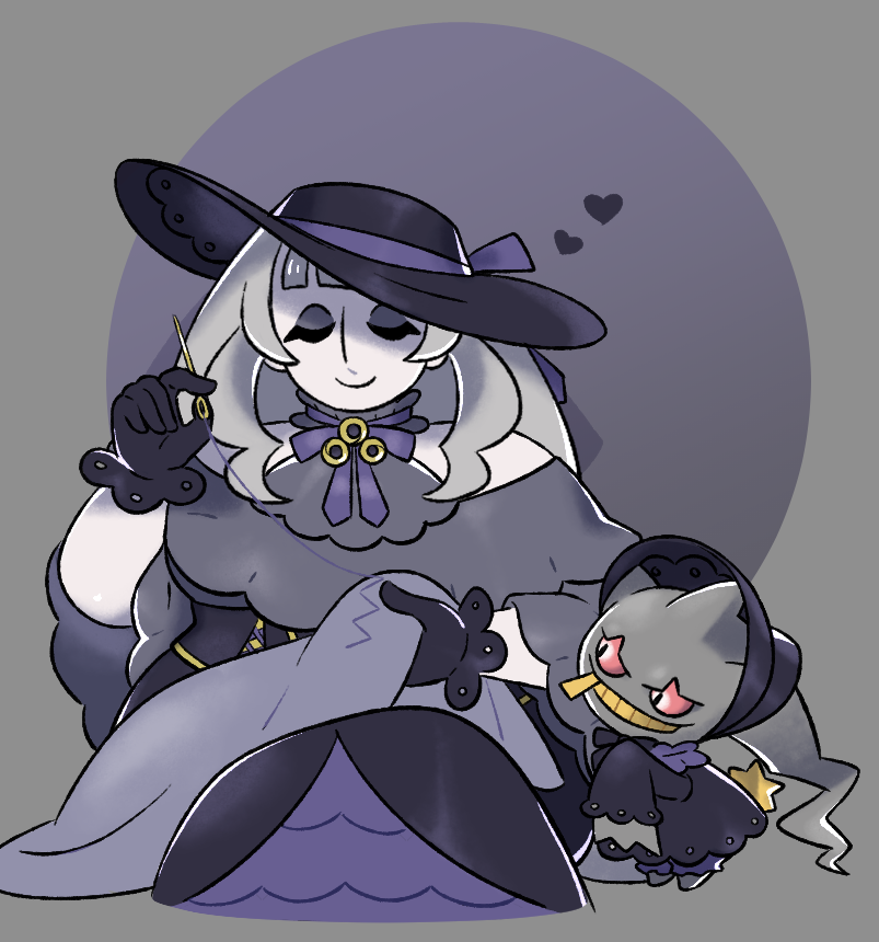 TheOddBun's tweet photo. Marguerite and her beloved Banette https://t.co/YJsBQi9Tua