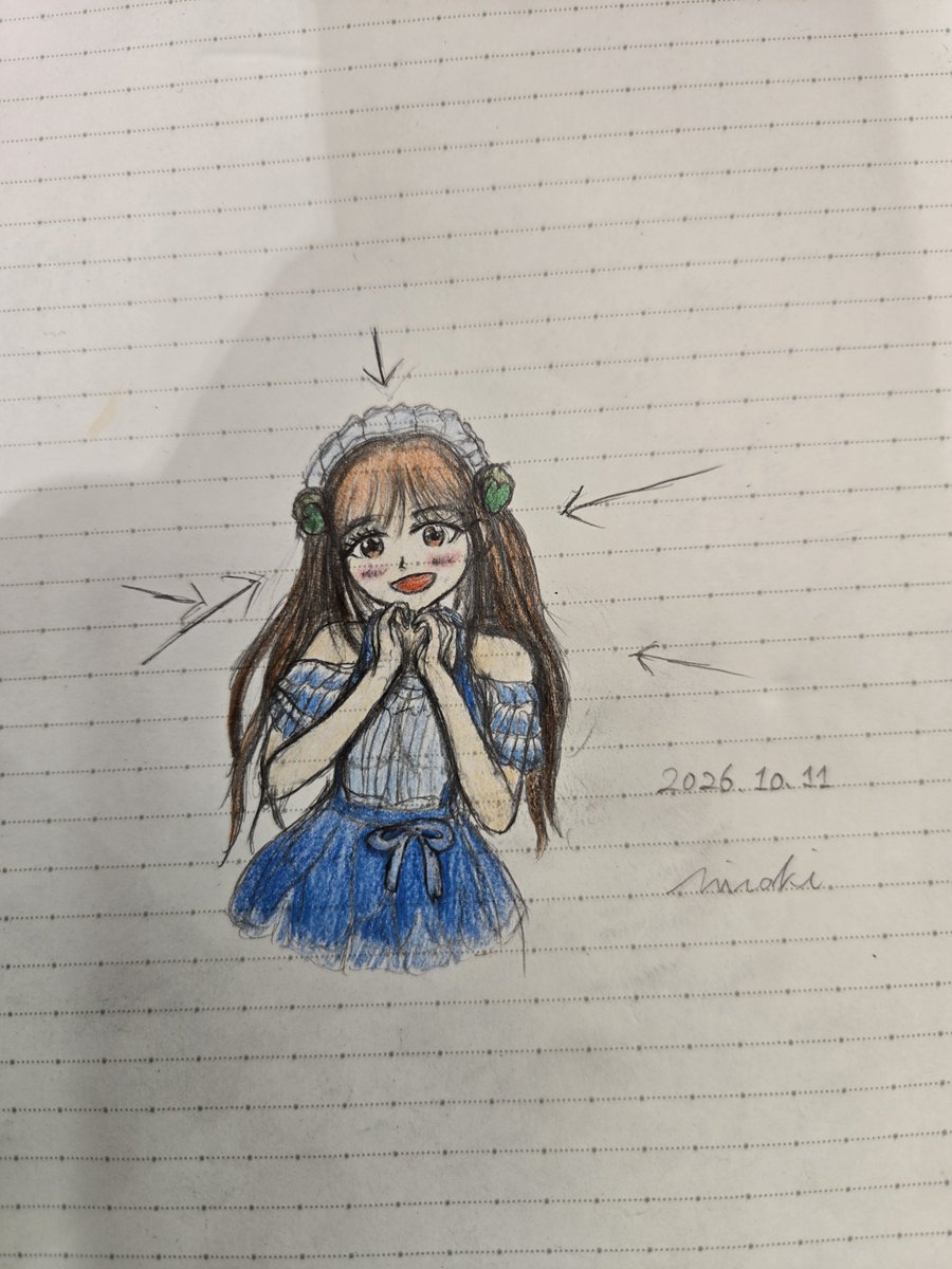 laxtron745's tweet photo. イラスト久し振りに描いた
(所要時間 : 色塗り入れて22~23分程)

(最近はずっと鉛筆画ばっかりやってて久し振りに描いたら感覚が全然違ってたから最初はちょっと戸惑った)

#イラスト #絵 #女の子 #メイド #drawing #anime https://t.co/OIAuqJNVCf