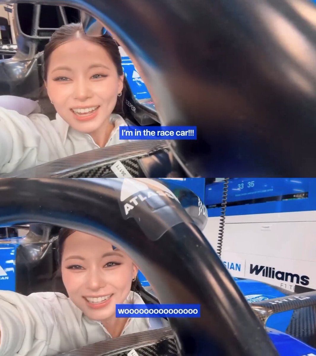 SallyRakibChou's tweet photo. TZ: Hello, I am TZUYU
I'm in the race car woooo 🏎️

Look how happy she is 🥹🫶 https://t.co/K76wEXRR20