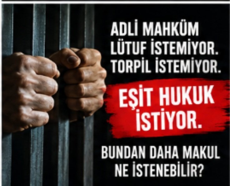 hacjekf's tweet photo. #AdliMahkumaDaCezaErteleme
CEZADA ADALET İNFAZDA EŞİTLİK  @RTErdogan  @Akparti  @avabdullahguler  @oktay_saral  @bulenttufenkci  @YildizFeti @dilankuntayan @abakingurlek https://t.co/qZFvf711Xa