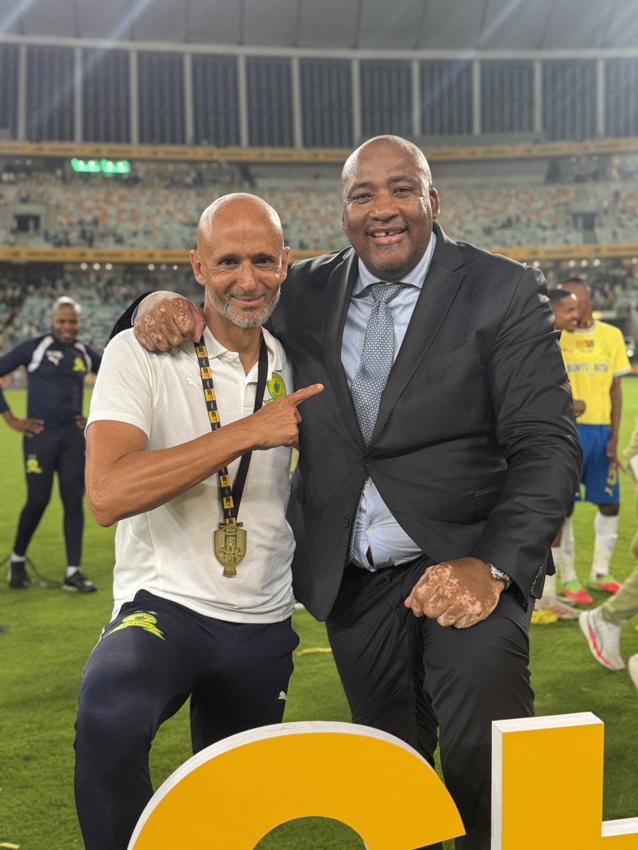 GaytonMcK's tweet photo. Miguel Cardosa is the most successful coach to ever coach a South African team. Congratulations to @Masandawana, you are world class. https://t.co/76QnffCQQA
