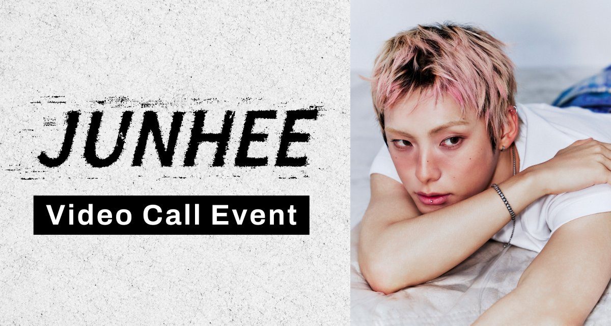 Talkport_com's tweet photo. 【JUNHEE VIDEO CALL EVENT✨】
앨범 구매자 전원 영상통화 이벤트에 참여하실 수 있습니다!
영상통화 시간은 1분 / 3분 / 5분 중 선택 가능합니다!
*선착순, 매진 시 종료

📞일정
10/17(토), 10/18(일) 18:00

🗓️ 판매 시작
10/12(월)11:00~
🔗https://t.co/dQw5h8siyM

#JUNHEE #LOVEMETHOD #Talkport